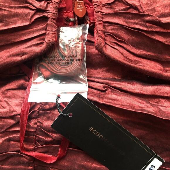 BCBG MaxAria Ruby Red Tristina Dress - Picture 5 of 6